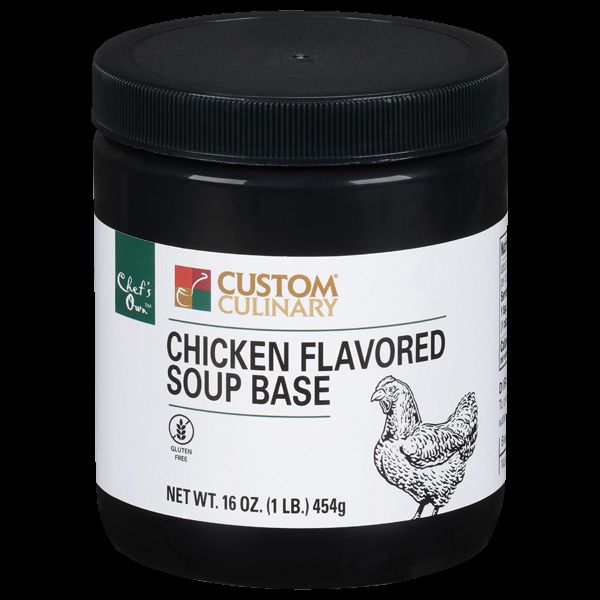 Custom Culinary Chicken Granular Soup Base - 16 oz - #710