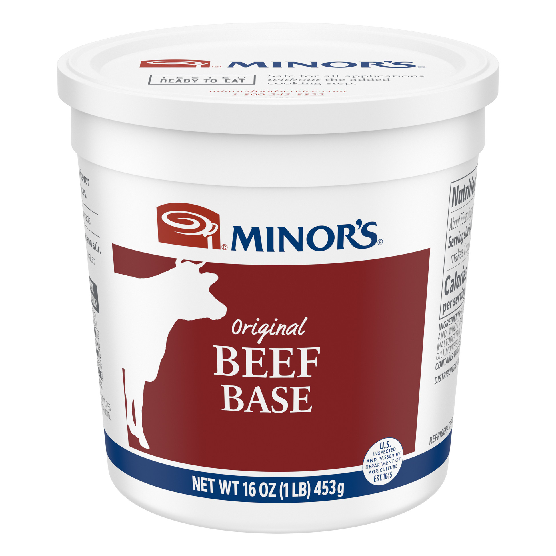 Minor's Original Beef Base (with MSG) 1 lb - #330