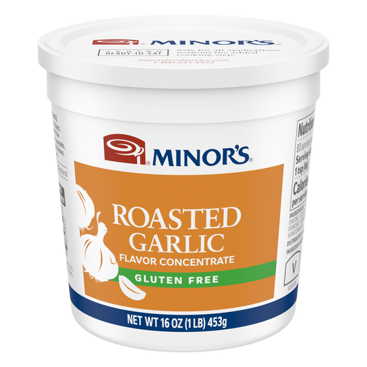 Minor's Roasted Garlic Flavor Concentrate - 1 lb - #142