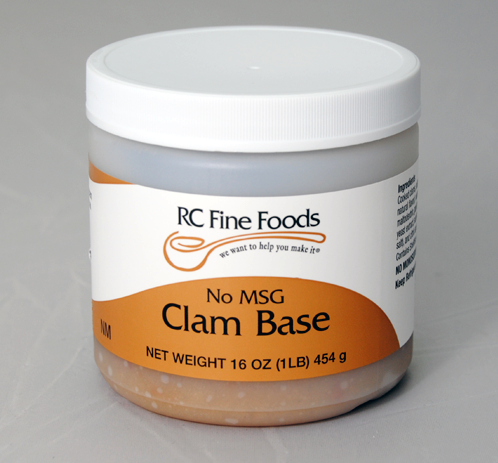 RC Fine Foods Gluten Free Clam Base - 16 oz - #RCCLAM