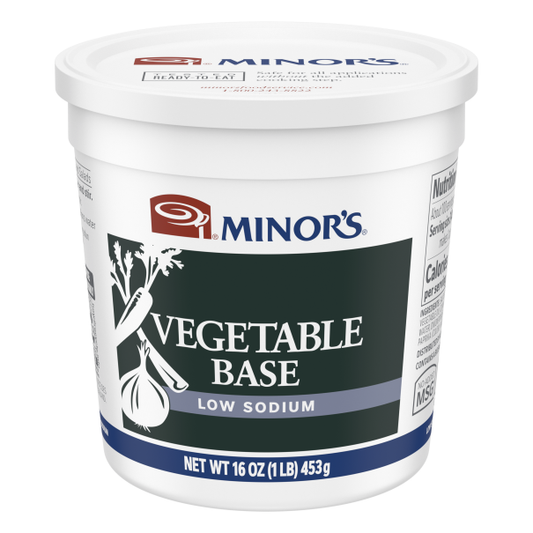 Minor's Low Sodium Vegetable Base (no added MSG) 1 lb - #057