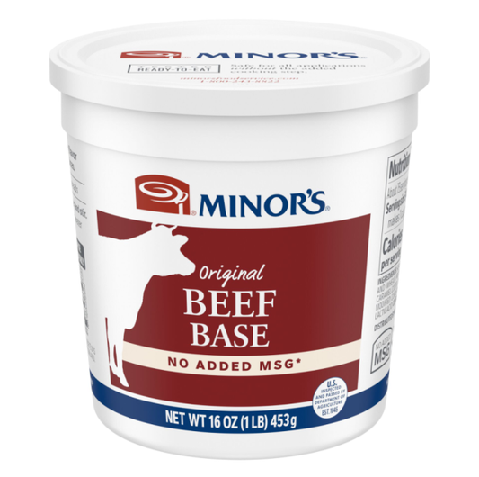 Minor's Beef Base (no added MSG) - 1 lb - #329