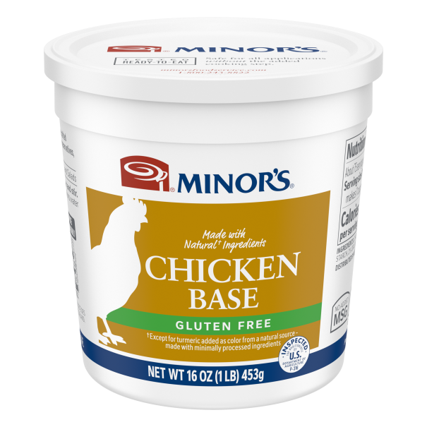 Minor's All-Natural Gluten-Free Chicken & Beef Base - #437-383