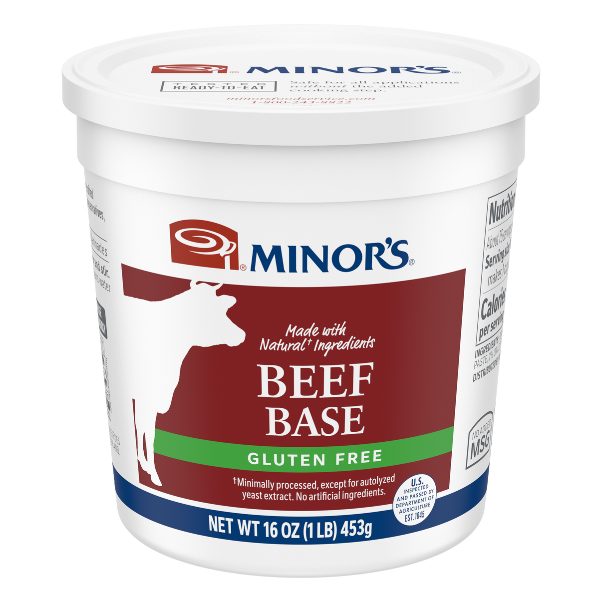 Get Minor's Beef Base (gluten free) SoupBase