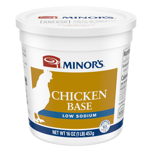 Minor's Low Sodium Chicken Base - 16 oz