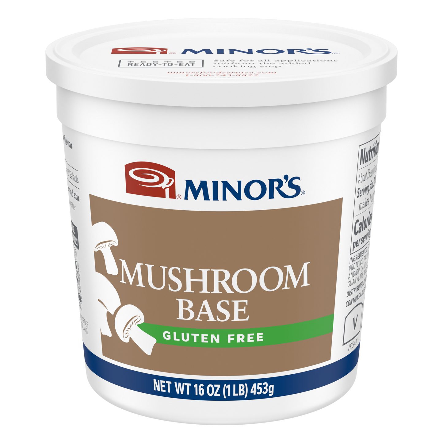 Minor's Mushroom Base (no added MSG) 1 lb - #301