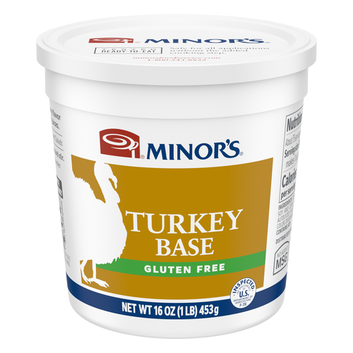 CLEARANCE!!!!  Minor's Turkey Base (no added MSG) 1 lb - #190